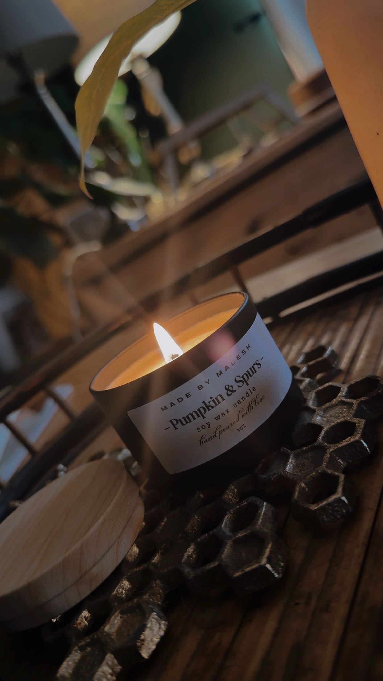 Pumpkin & Spurs- Soy Wax Candle