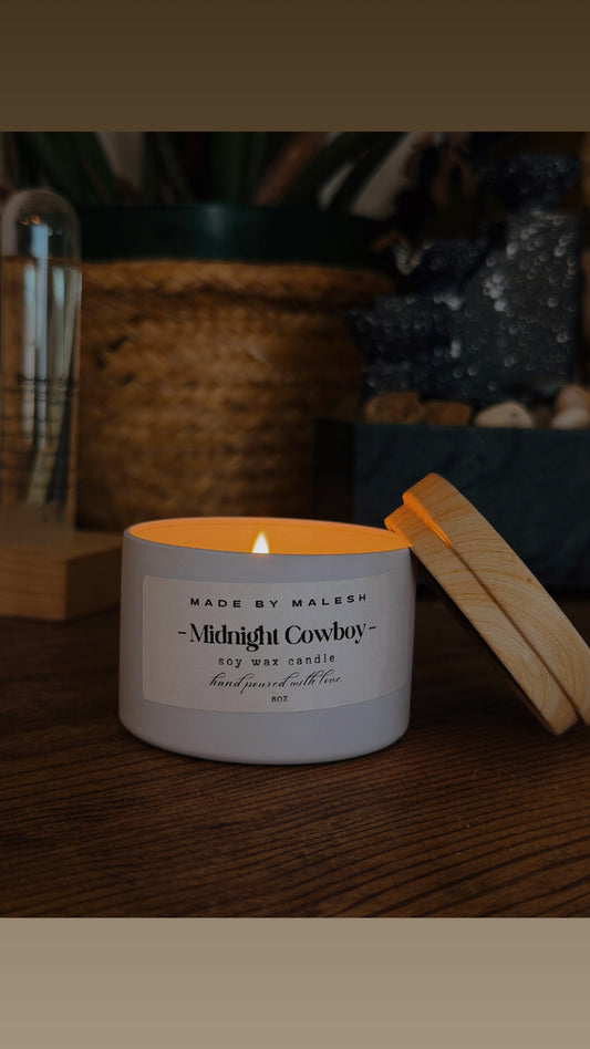 Midnight Cowboy- Soy Wax candle